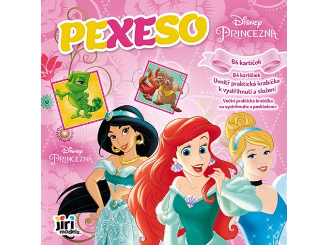 Pexeso v sešitu Disney Princezny