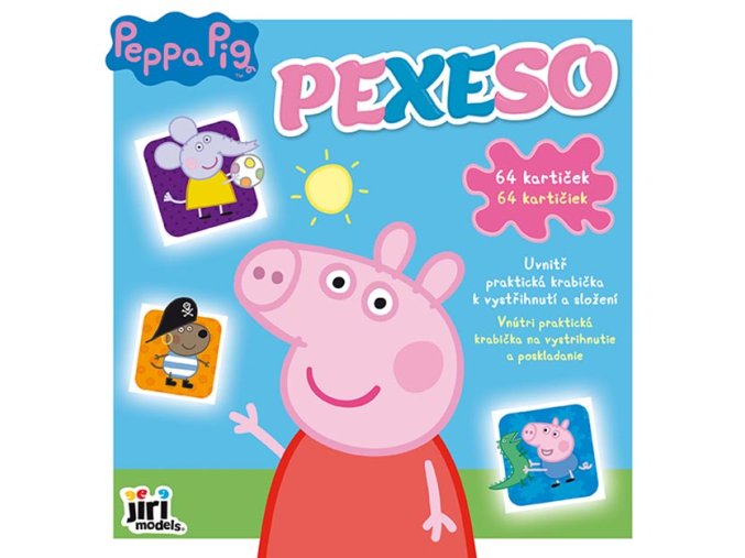 Pexeso v sešitu Prasátko Peppa