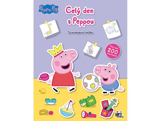 Velká samolepková knížka Celý den s Peppou