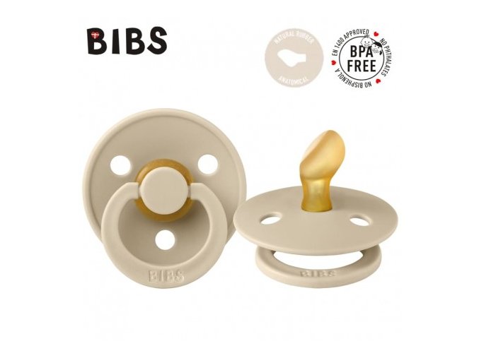 BIBS 111245 VANILLA S ANATOMICKÝM dudlíkem