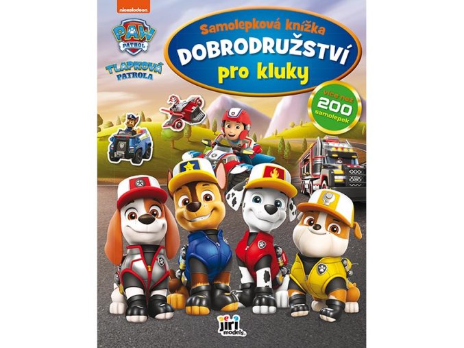 Velká samolepková knížka Dobrodružství s Tlapkovou