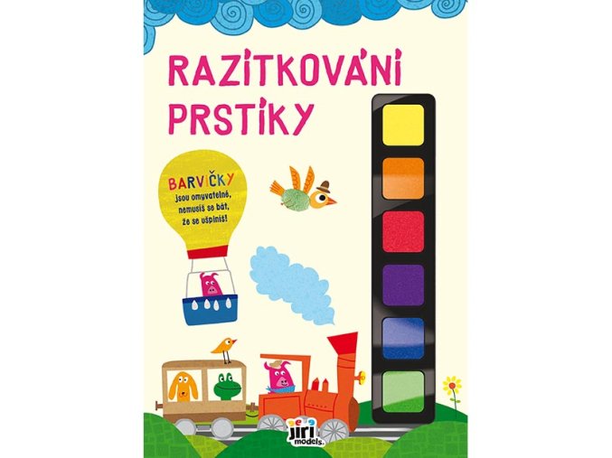 Razítkování prstíky Vláček
