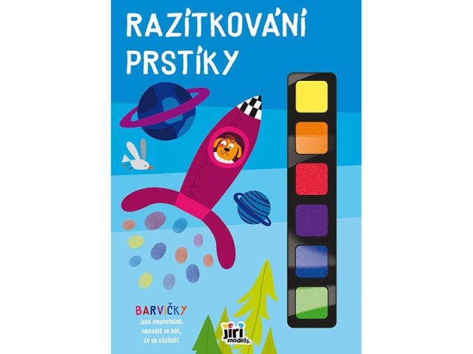Razítkování prstíky Raketa