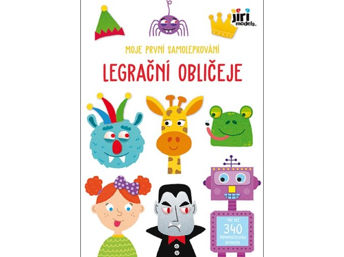 Moje první samolepkování Legrační obličeje
