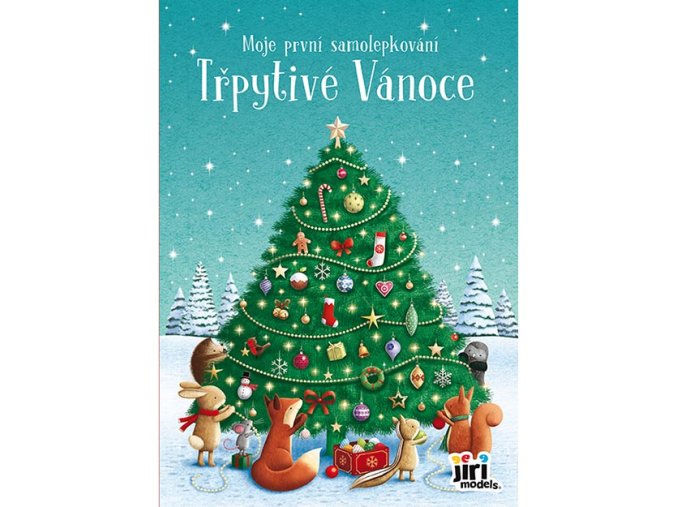 Moje první samolepkování Třpytivé Vánoce