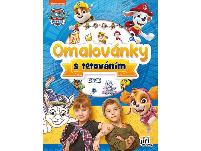 Omalovánky s tetováním Tlapková patrola