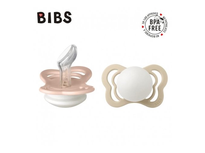 BIBS 1700319 COUTURE BLUSH N & VANILLA N S figurína 2-pack
