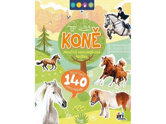 Naučná samolepková knížka 6+ Koně