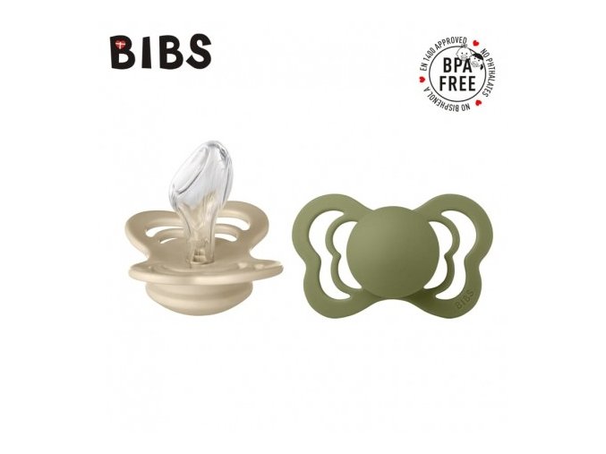BIBS 1710304 COUTURE VANILLA & OLIVE figurína 2-pack
