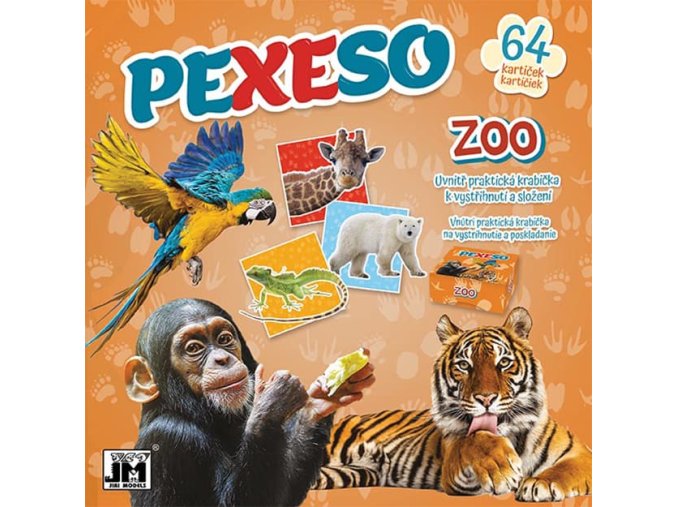 Pexeso v sešitu Zoo