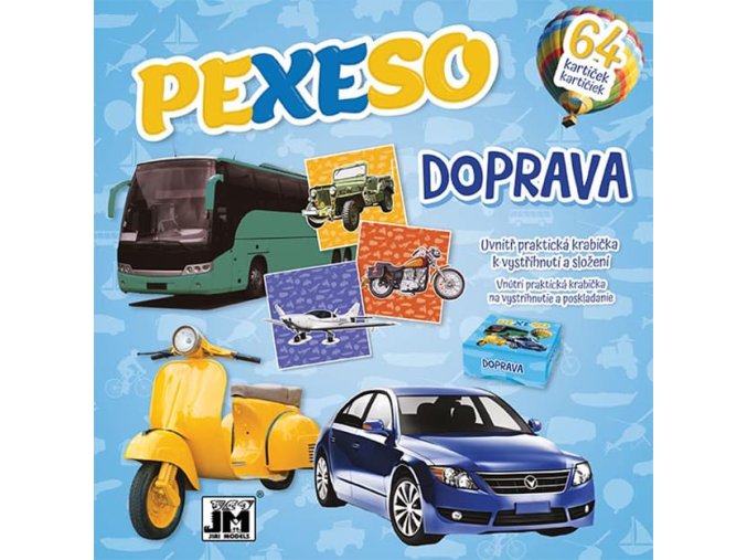 Pexeso v sešitu Doprava