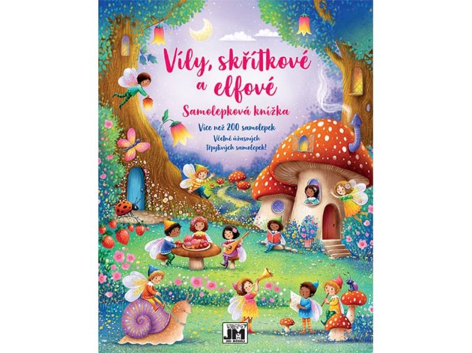 Velká samolepková knížka 5+ Víly,skřítkové a elfové