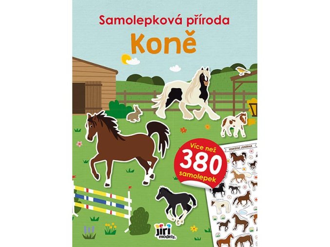Samolepková příroda Koně