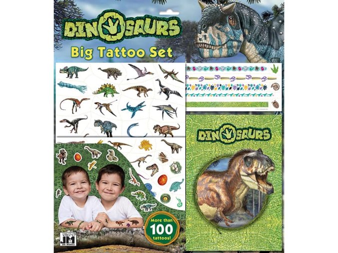 Velký set s tetováním Dinosauři