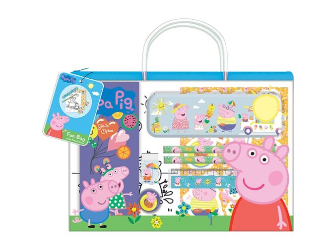 Zábavná taštička s penálem Prasátko Peppa