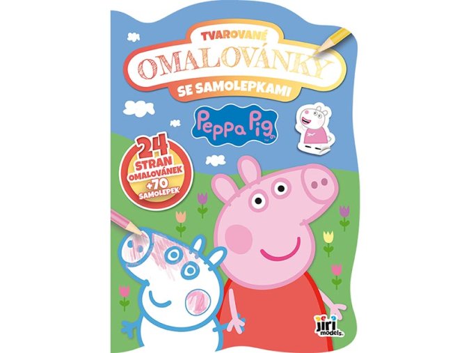 Tvarované omalovánky Prasátko Peppa
