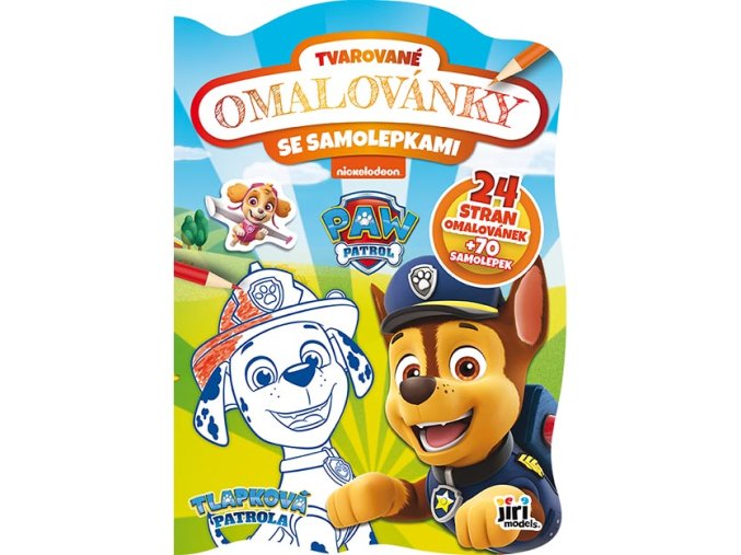 Tvarované omalovánky Tlapková patrola