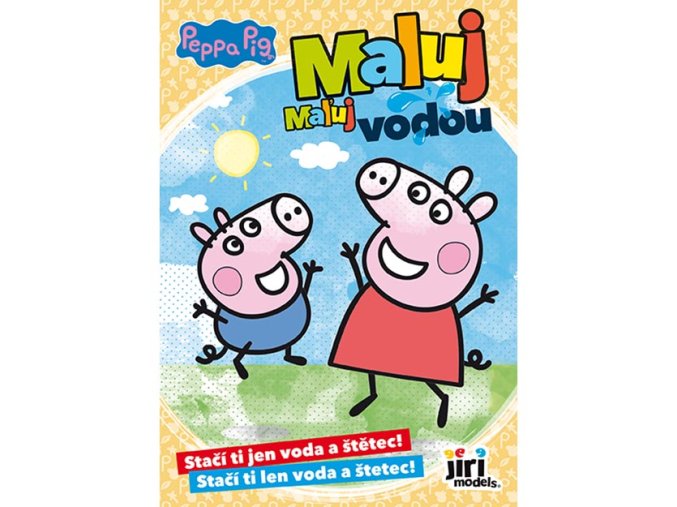 Maluj vodou A5 Prasátko Peppa