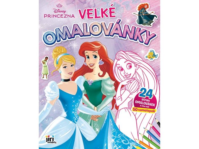 Velké omalovánky Disney Princezny