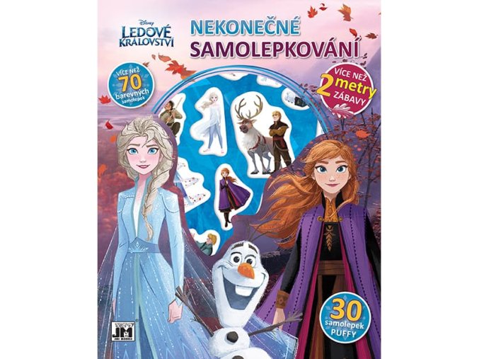 Nekonečné samolepkování Ledové království