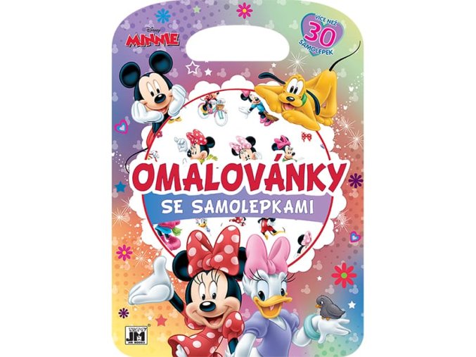 Omalovánky se samolepkami Minnie