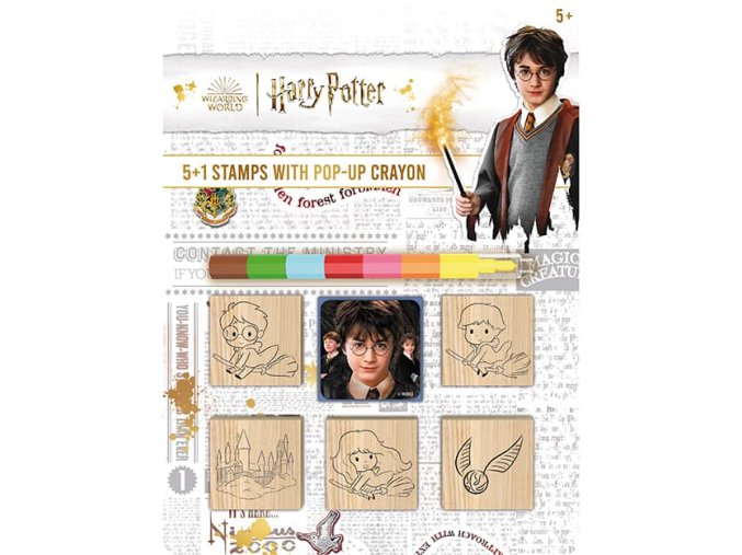 Razítka 5+1 s voskovkou Harry Potter