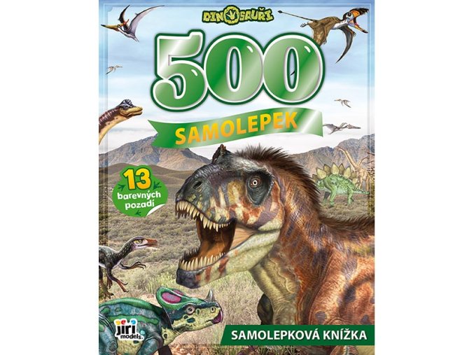 500 samolepek Dinosauři