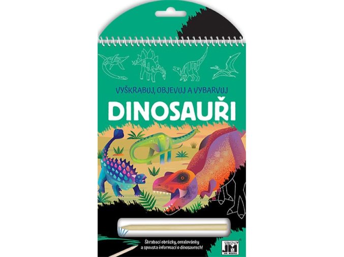 Vyškrabuj, objevuj, vybarvuj Dinosauři