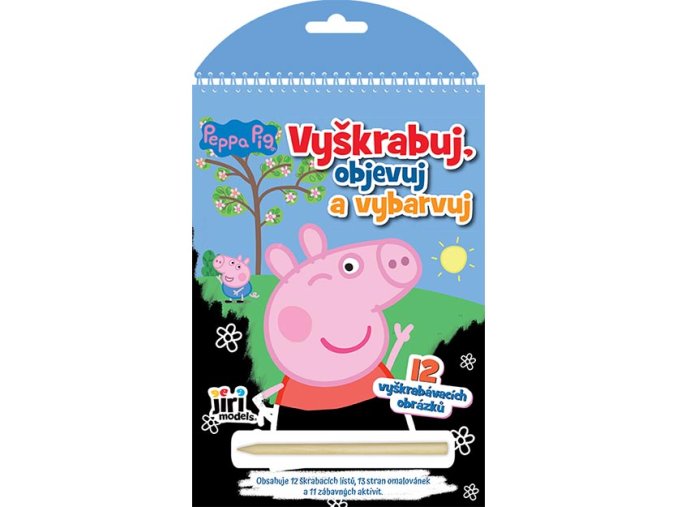 Vyškrabuj, objevuj, vybarvuj Prasátko Peppa