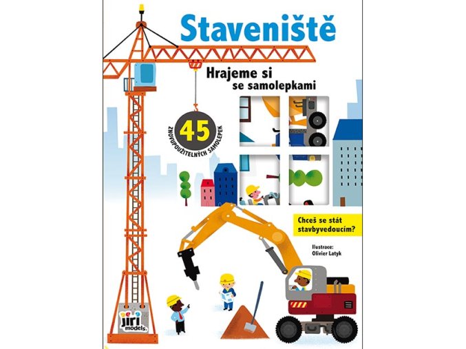 Hrajeme si se samolepkami Staveniště