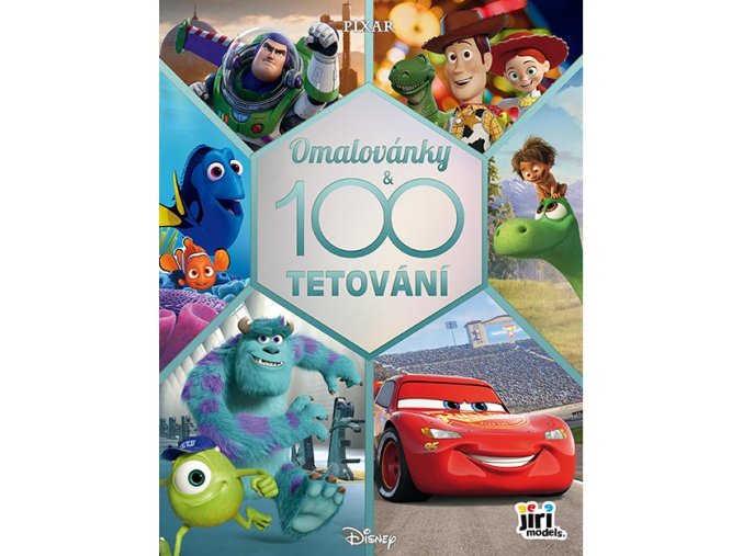 100 tetování s omalovánkami Disney kluci