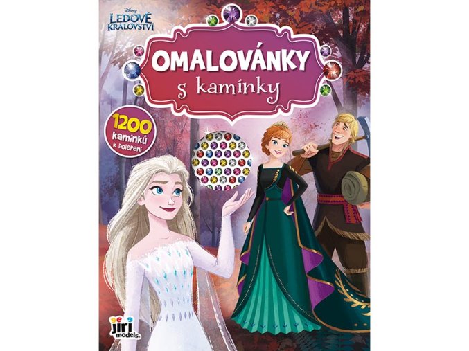 Omalovánky s kamínky Ledové království
