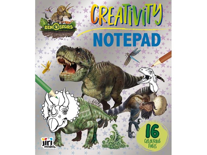 Blok k vybarvení Dinosauři