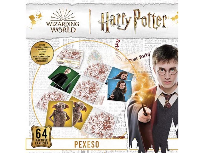 Pexeso v sešitu Harry Potter