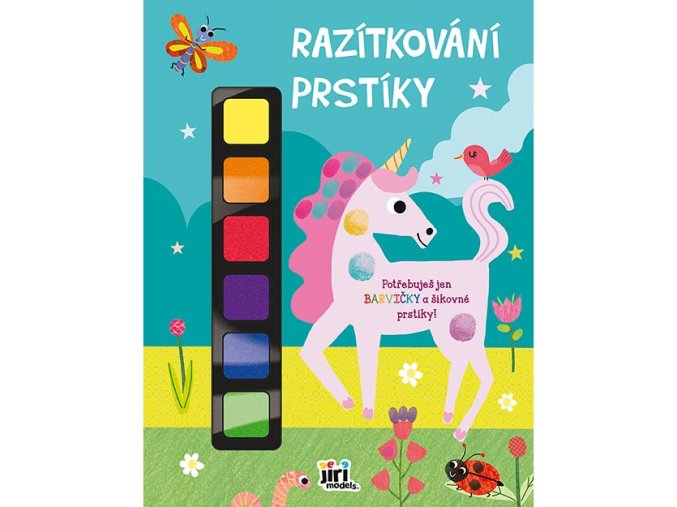 Razítkování prstíky Jednorožec