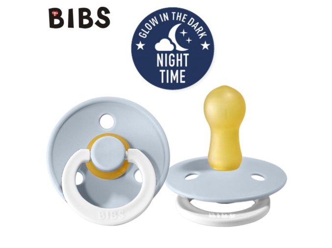 BIBS 200271 BABY BLUE NIGHT dudlík M
