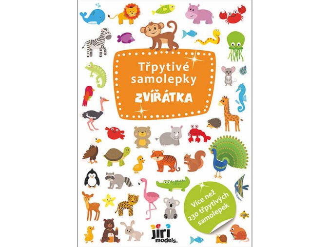 Třpytivé samolepky Zvířata