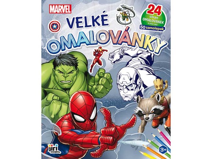 Velké omalovánky Marvel