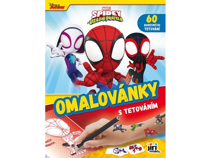 Omalovánky s tetováním Spidey