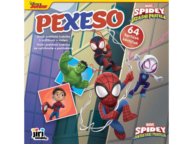 Pexeso v sešitu Spidey