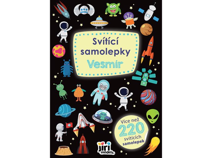 Svítící samolepky Vesmír