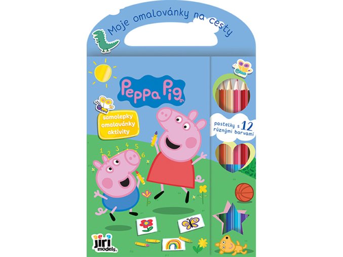 Moje omalovánky na cesty Prasátko Peppa