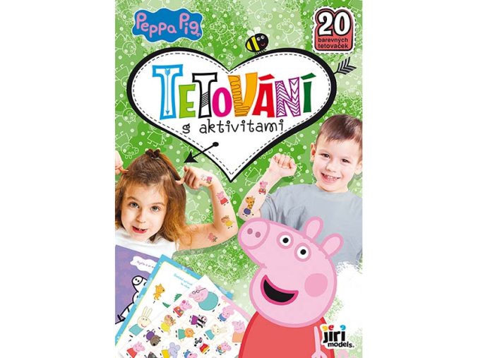 Tetování s aktivitami Prasátko Peppa