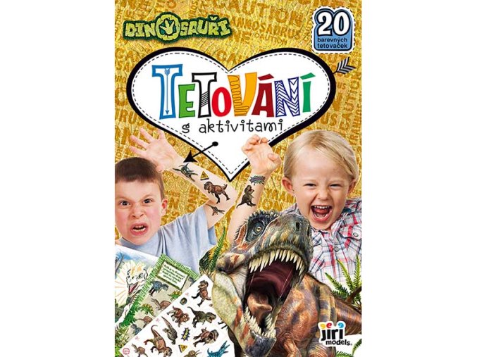 Tetování s aktivitami Dinosauři