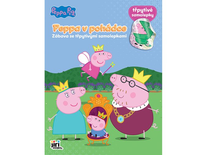 Zábava se třpytivými samolepkami Prasátko Peppa