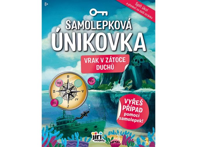 Samolepková únikovka Vrak v zátoce Duchů
