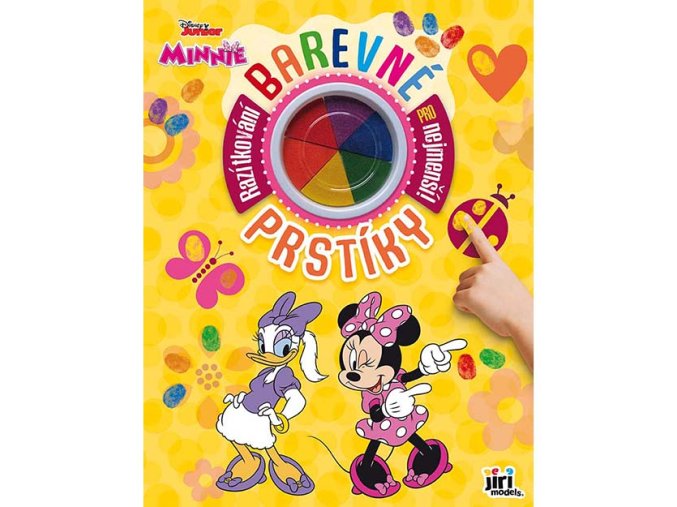 Barevné prstíky Minnie