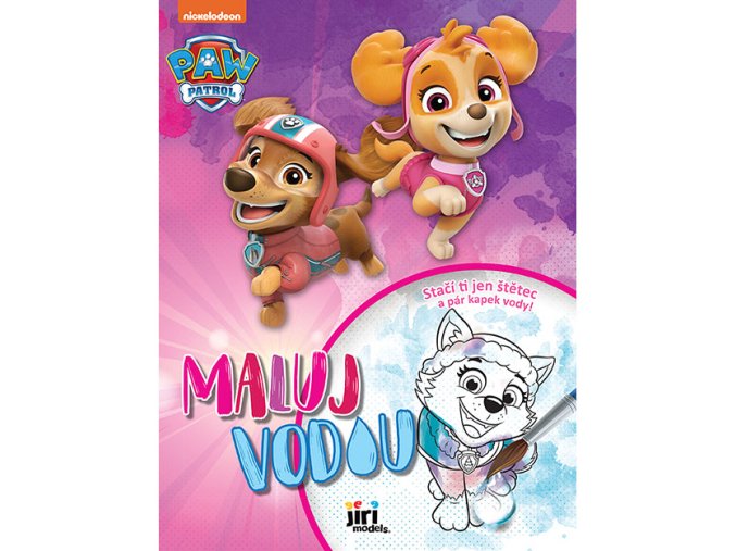 Maluj vodou A4 Tlapková patrola