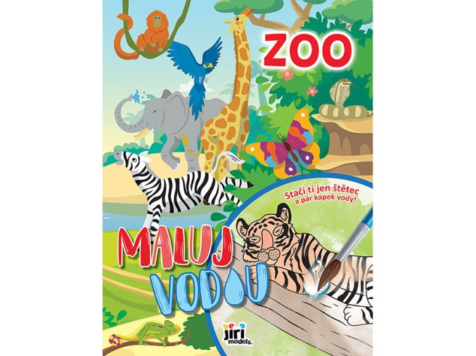 Maluj vodou A4 Zoo