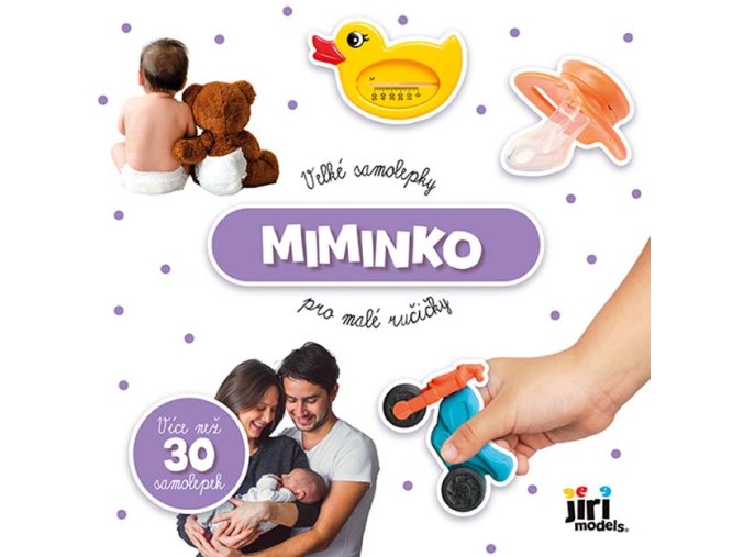 Velké samolepky pro malé ručičky Nové miminko